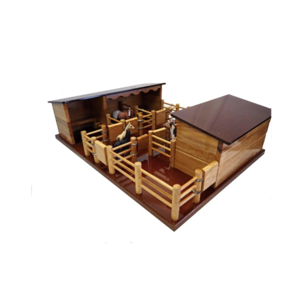 Wooden Stables Playset