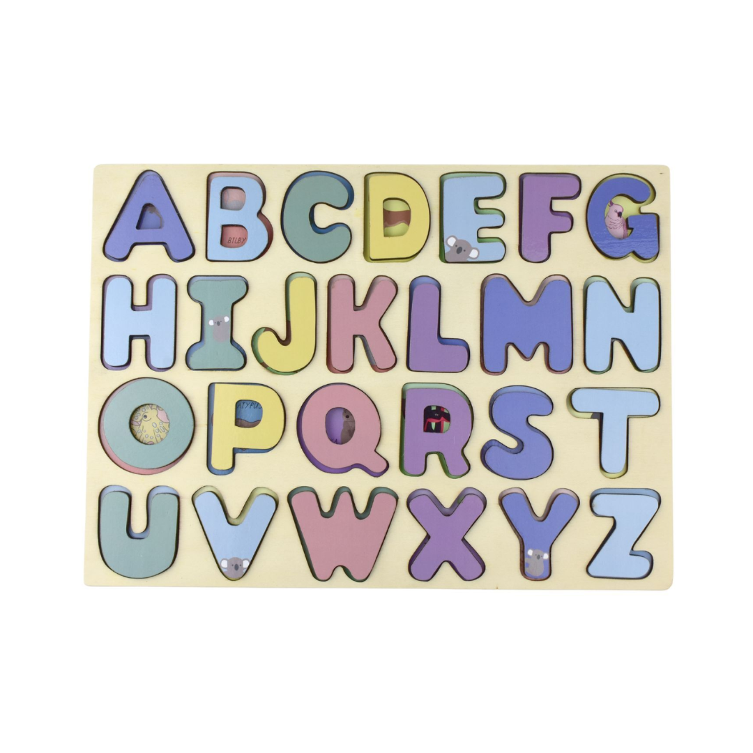 Alphabet Uppercase Wooden Tray Puzzle