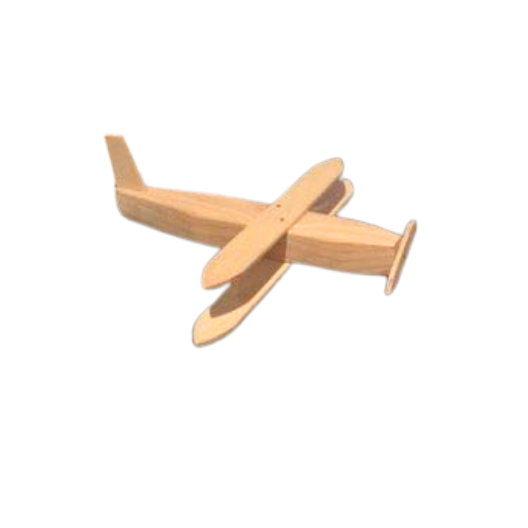 Handmade Wooden Biplane cheapest Toy