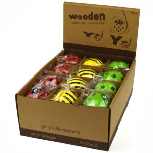 Learn to yo-yo with our cute Wooden Insect Yo-Yo!