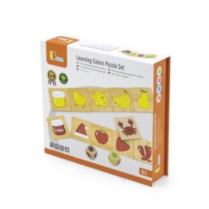 Learn about colours with our wooden Learning Colours Puzzle Set!