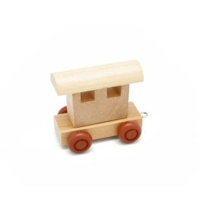 Wooden Train End Carriage