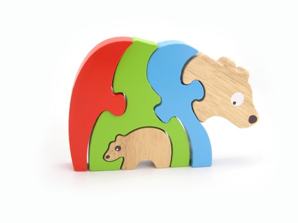 Stack the pieces of this Stacking Bear Jigsaw Puzzle!