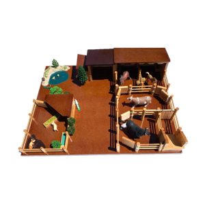 Run your own farm with the The Complete Farmyard Playset!