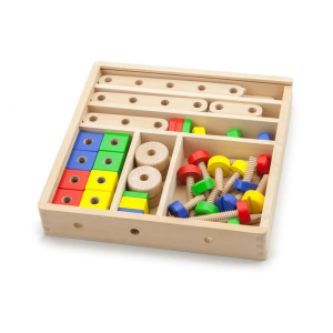 What can you create with the Wooden Construction Set?